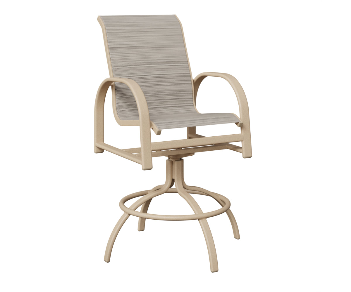 Murphy Sling Swivel Bar Chair