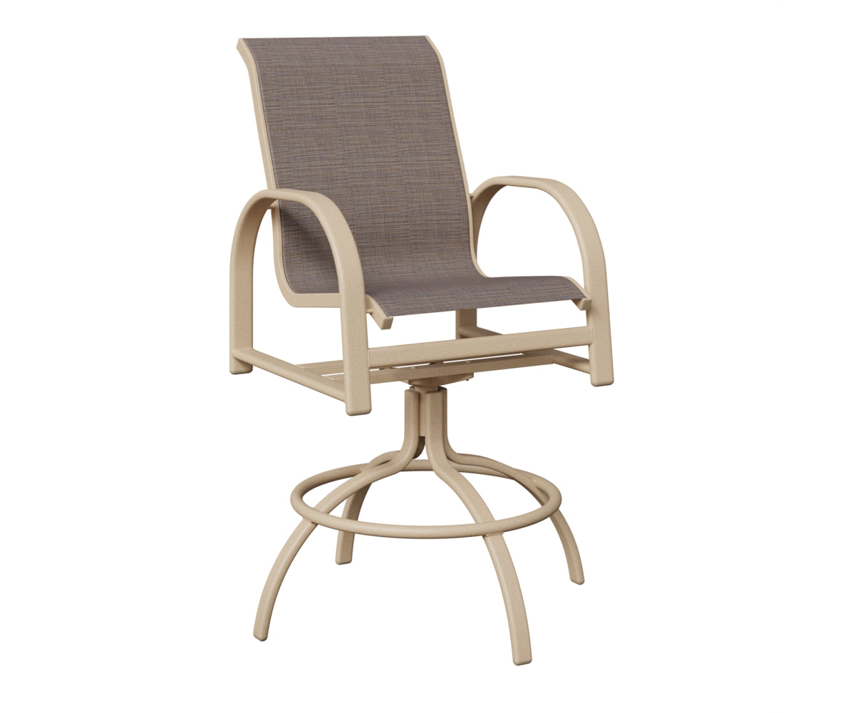 Murphy Sling Swivel Bar Chair