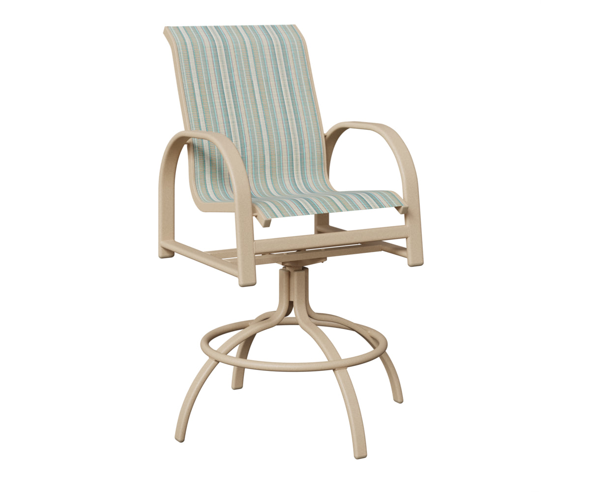 Murphy Sling Swivel Bar Chair