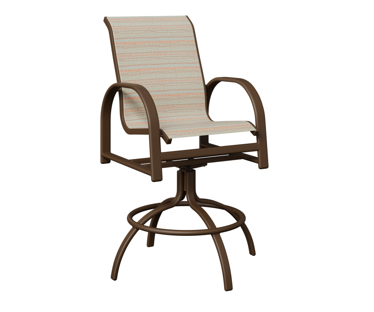 Murphy Sling Swivel Bar Chair