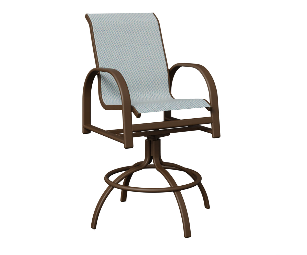 Murphy Sling Swivel Bar Chair