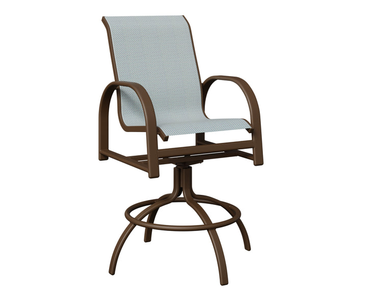 Murphy Sling Swivel Bar Chair