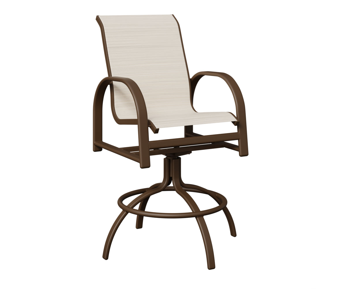 Murphy Sling Swivel Bar Chair