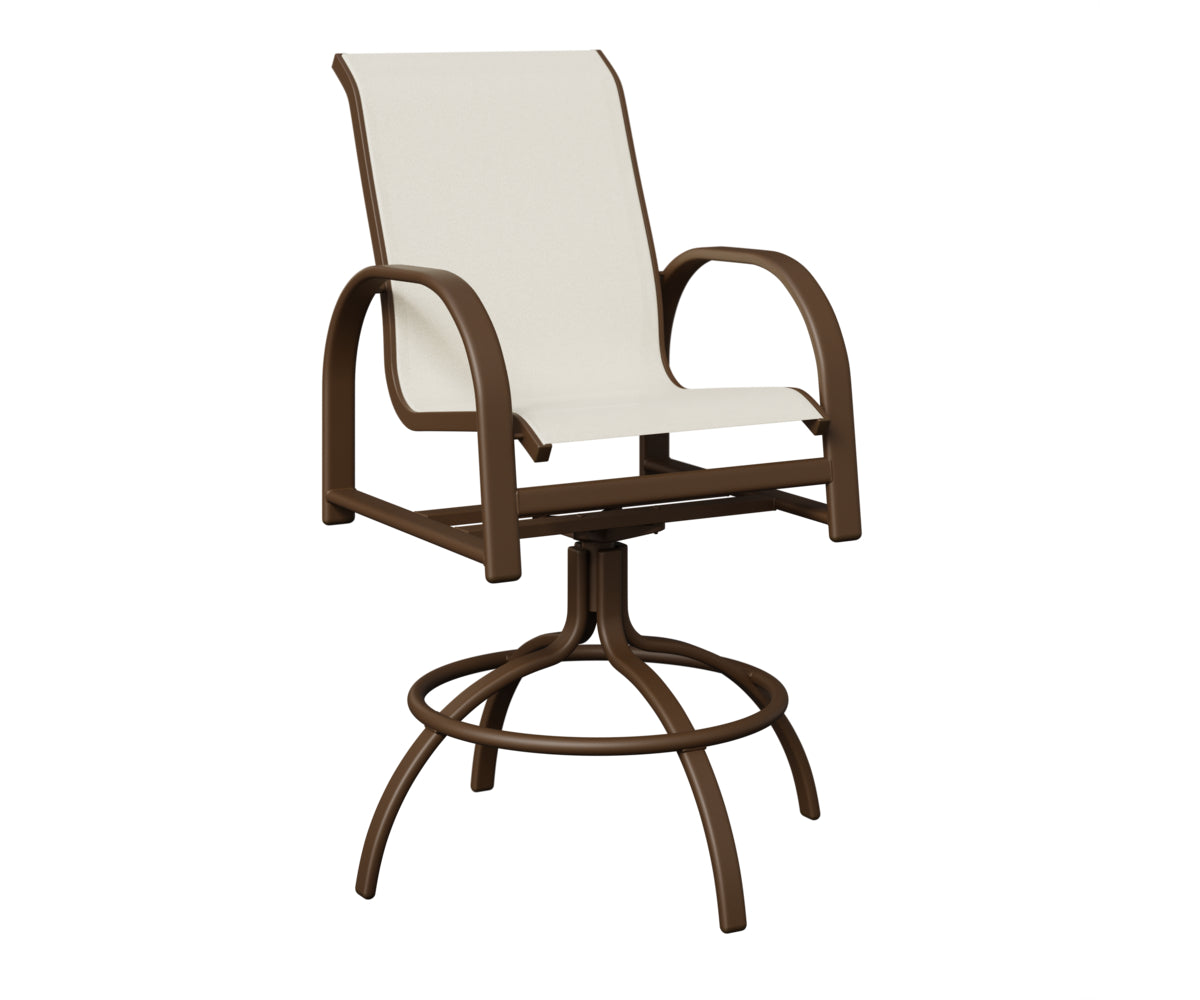 Murphy Sling Swivel Bar Chair