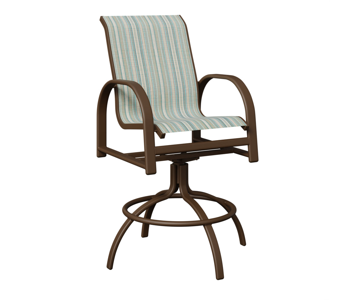 Murphy Sling Swivel Bar Chair