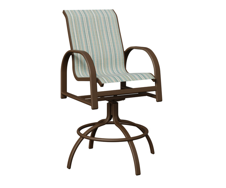 Murphy Sling Swivel Bar Chair