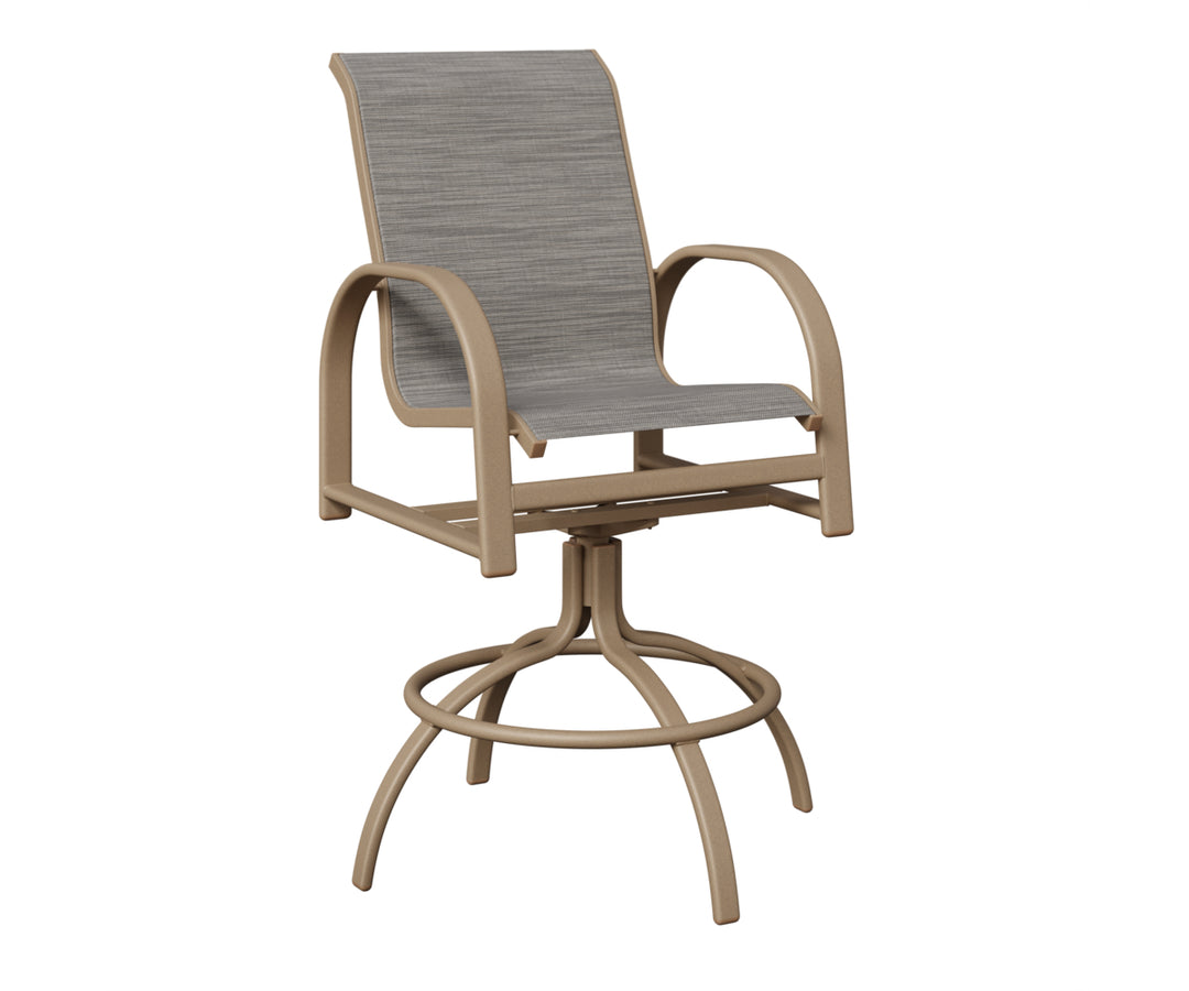 Murphy Sling Swivel Bar Chair