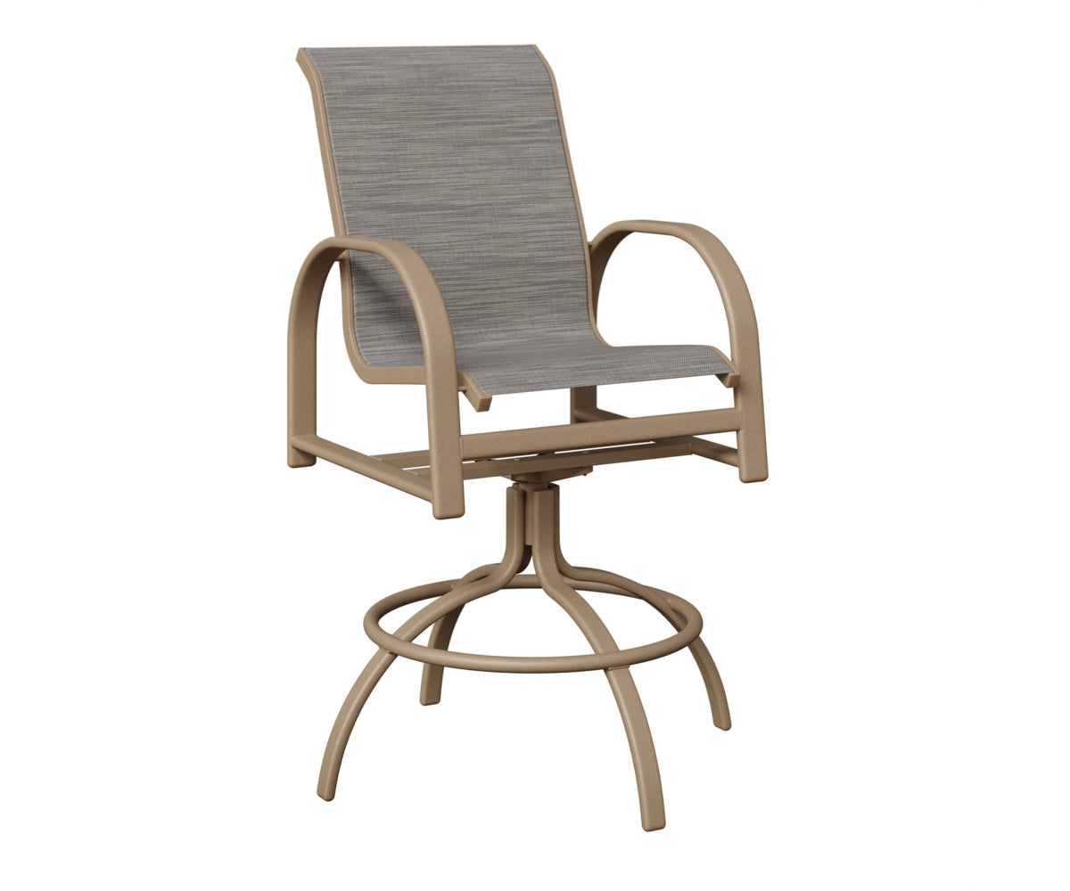 Murphy Sling Swivel Bar Chair