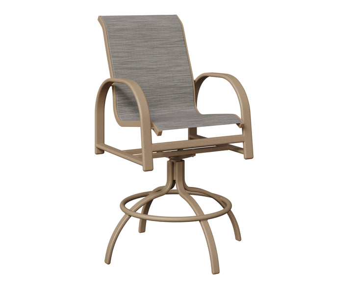 Murphy Sling Swivel Bar Chair