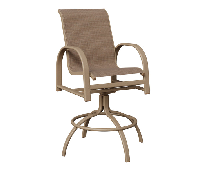 Murphy Sling Swivel Bar Chair