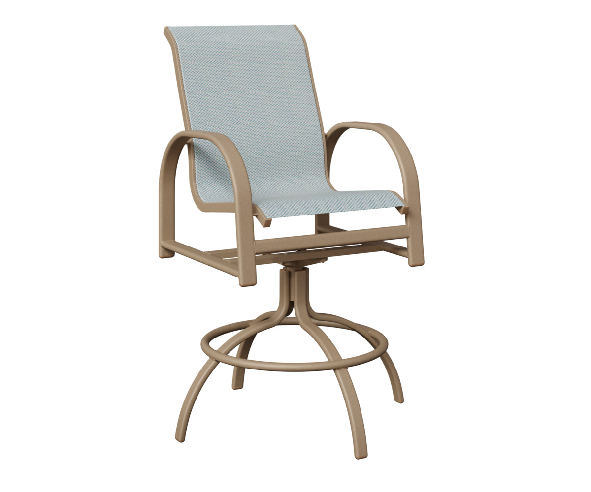 Murphy Sling Swivel Bar Chair