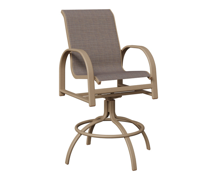 Murphy Sling Swivel Bar Chair