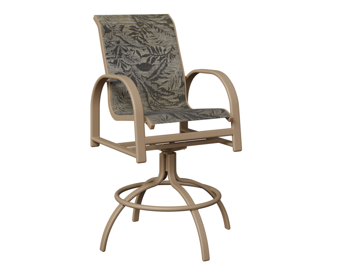 Murphy Sling Swivel Bar Chair