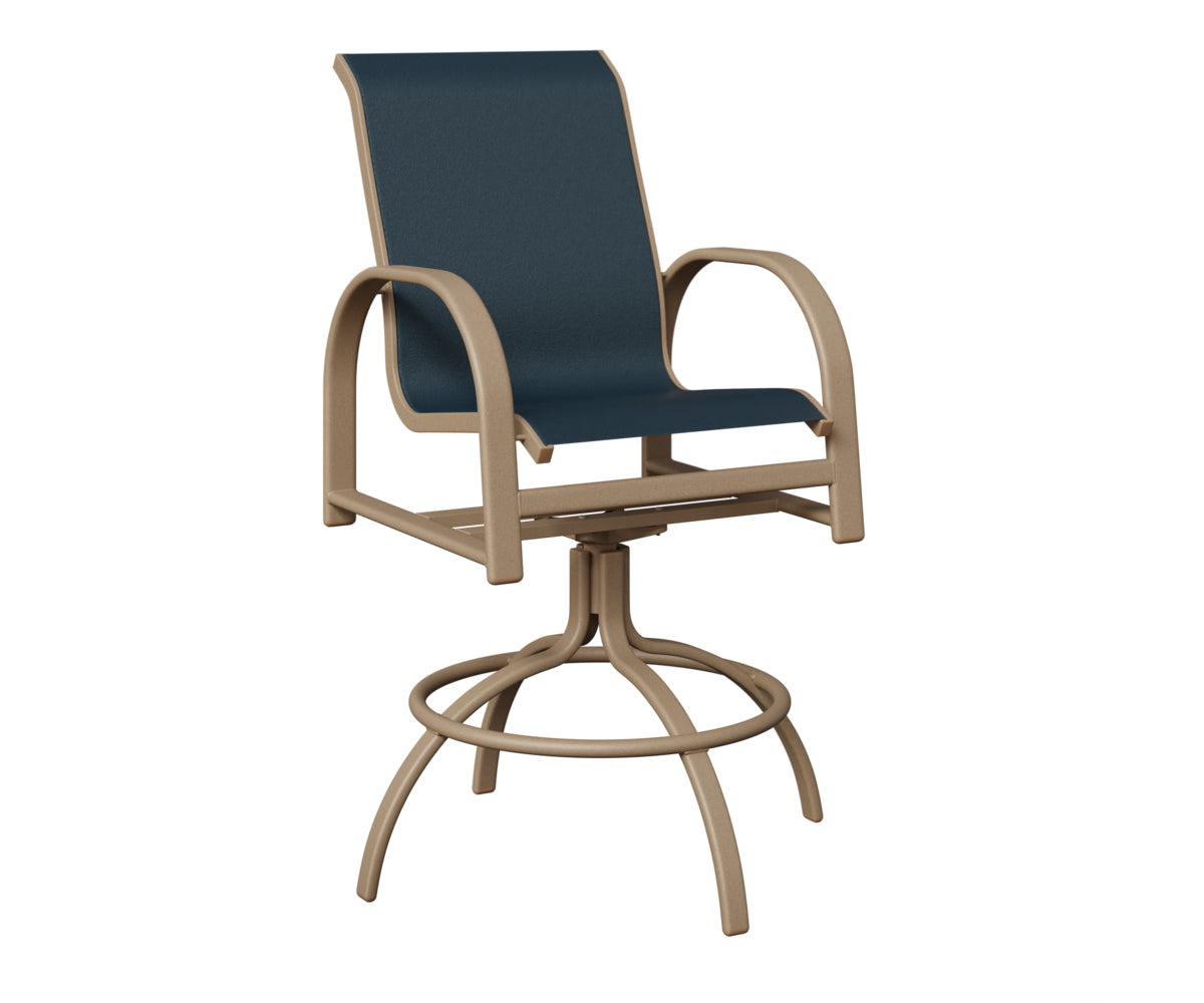 Murphy Sling Swivel Bar Chair