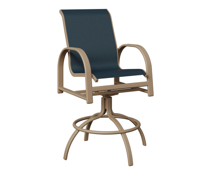 Murphy Sling Swivel Bar Chair