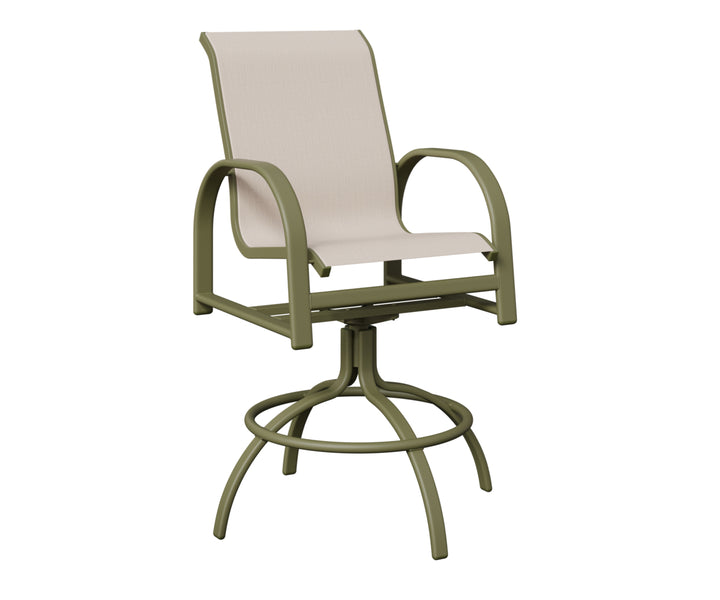 Murphy Sling Swivel Bar Chair