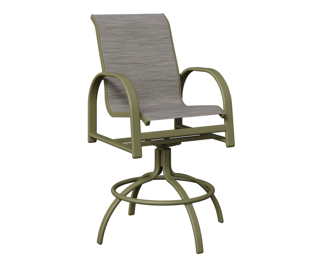 Murphy Sling Swivel Bar Chair