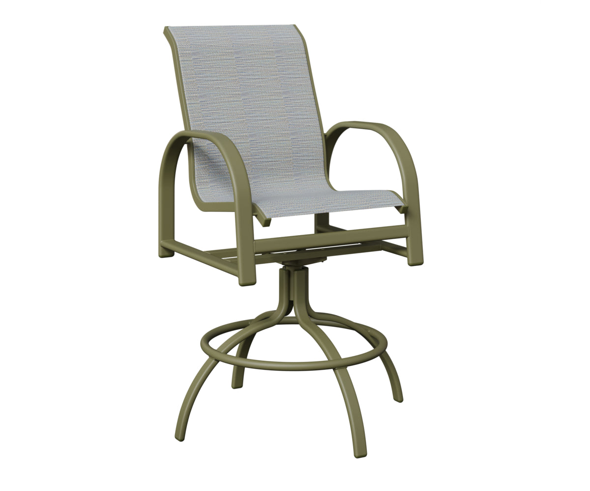 Murphy Sling Swivel Bar Chair