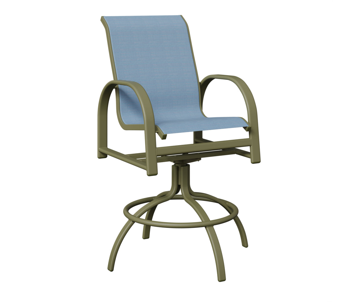 Murphy Sling Swivel Bar Chair