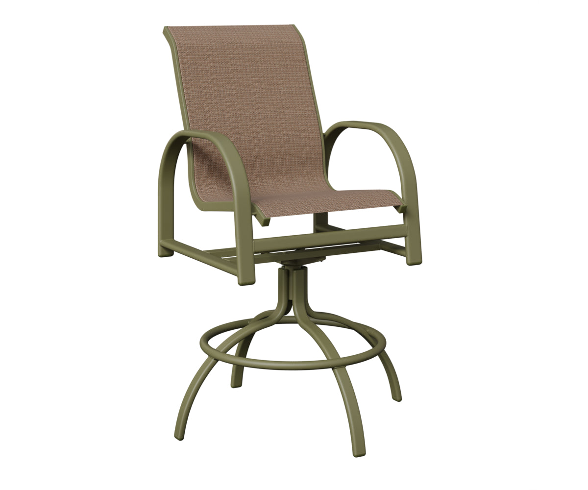 Murphy Sling Swivel Bar Chair