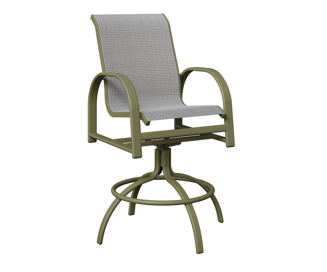 Murphy Sling Swivel Bar Chair