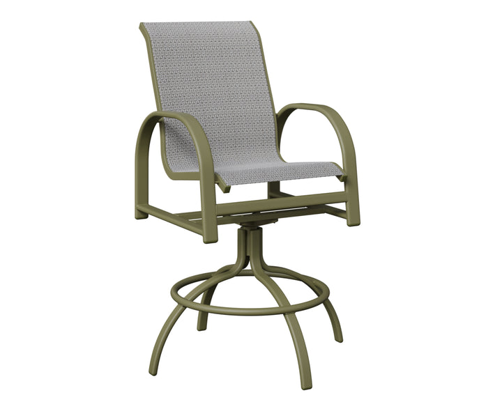 Murphy Sling Swivel Bar Chair