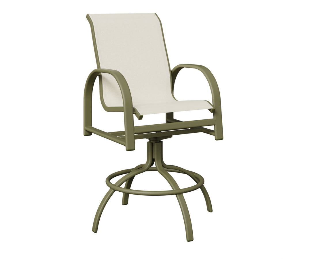 Murphy Sling Swivel Bar Chair