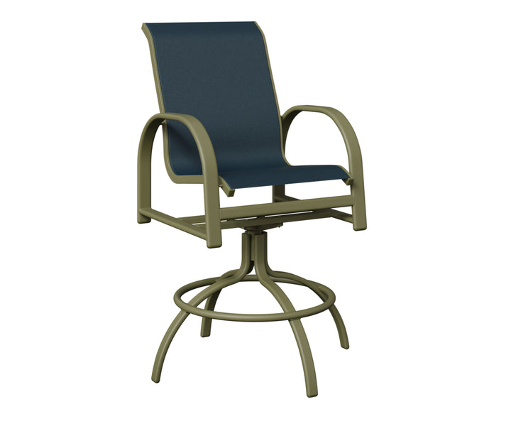 Murphy Sling Swivel Bar Chair