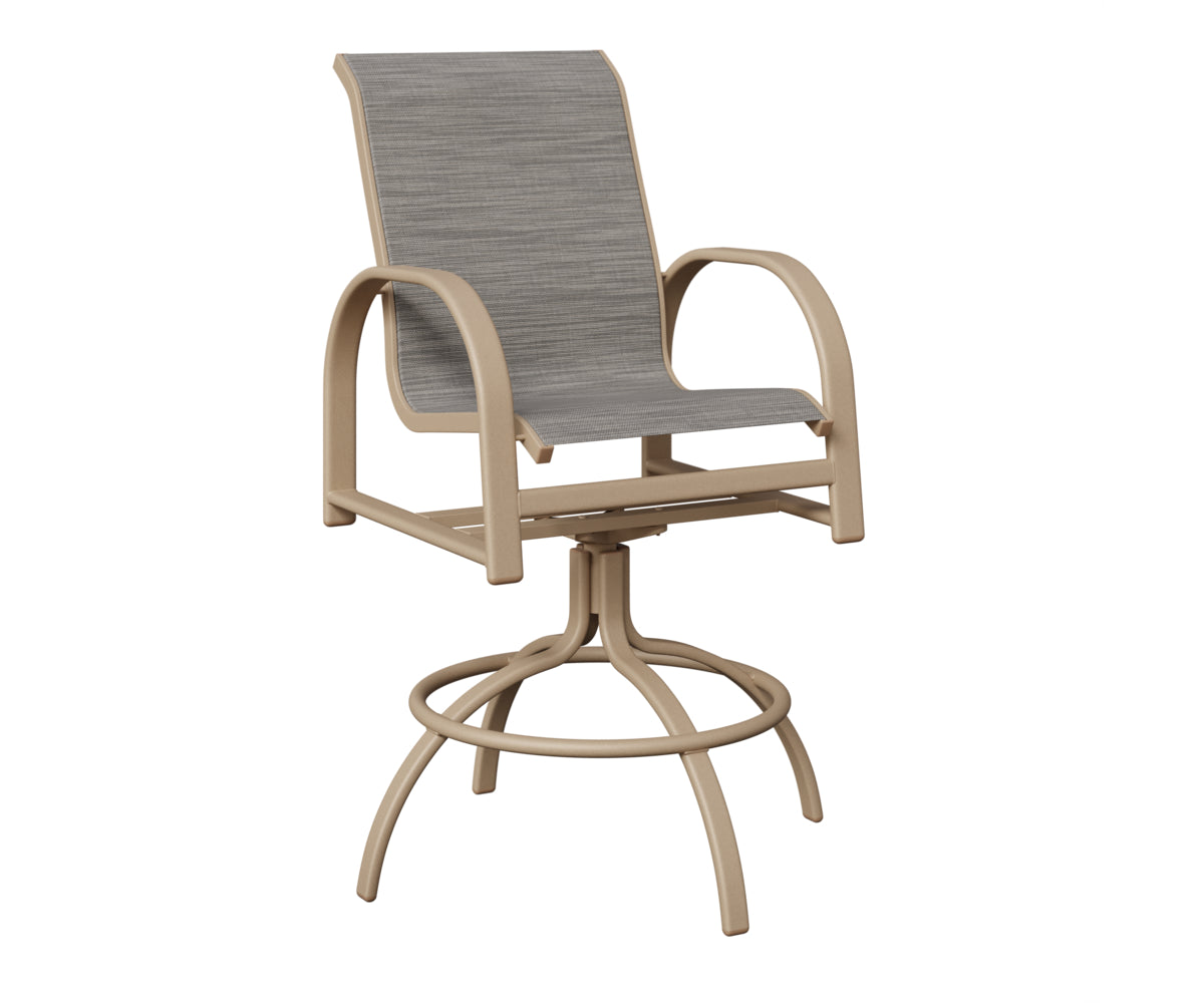 Murphy Sling Swivel Bar Chair
