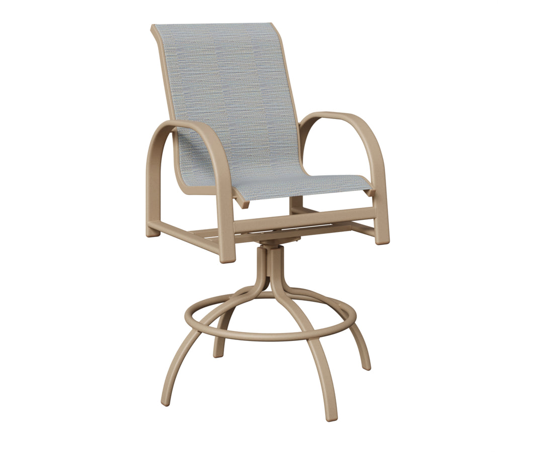 Murphy Sling Swivel Bar Chair