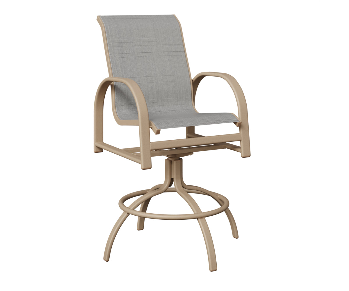 Murphy Sling Swivel Bar Chair