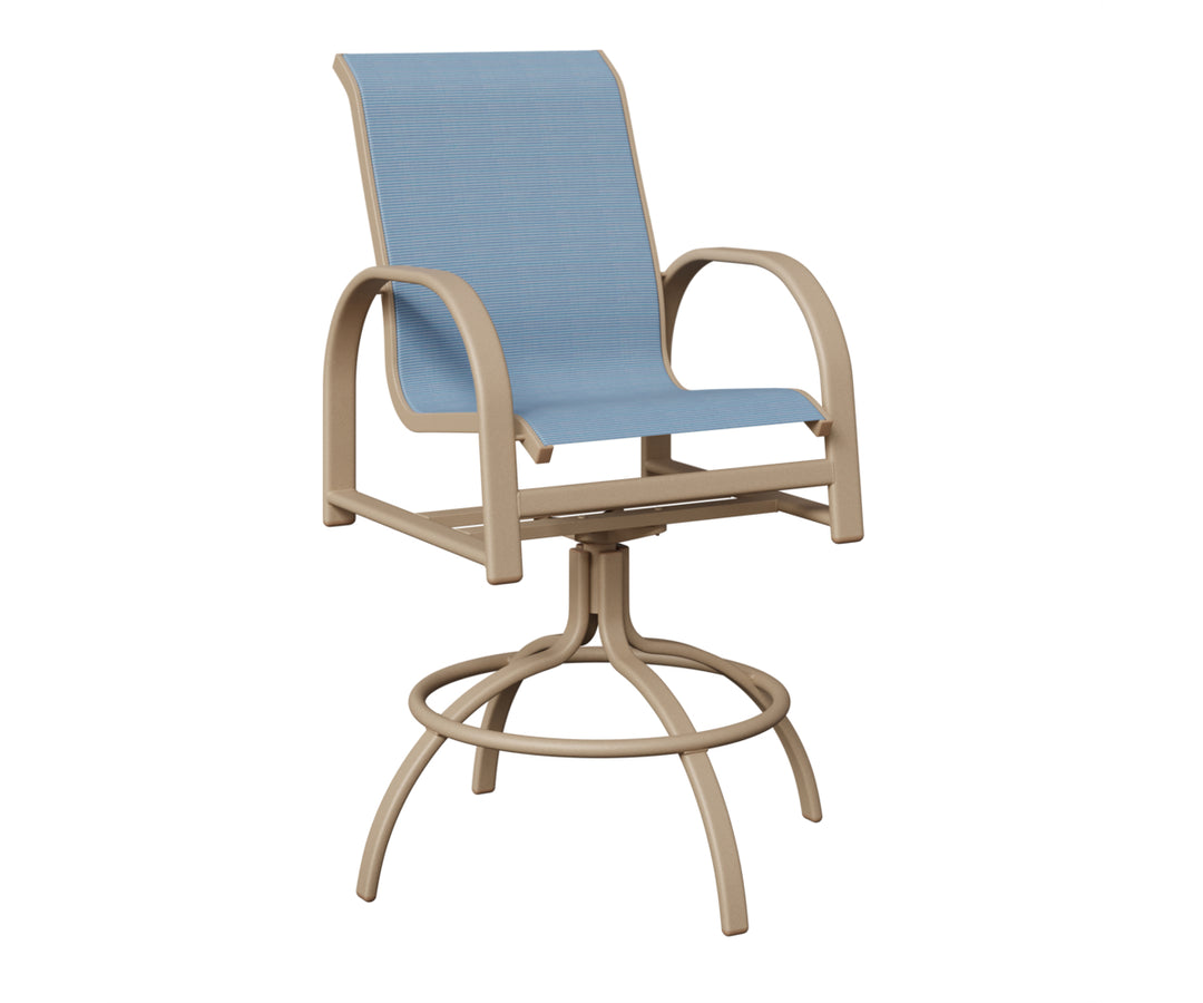 Murphy Sling Swivel Bar Chair