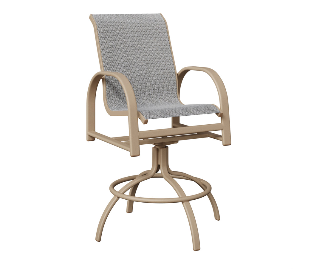 Murphy Sling Swivel Bar Chair