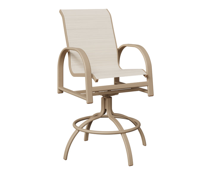 Murphy Sling Swivel Bar Chair