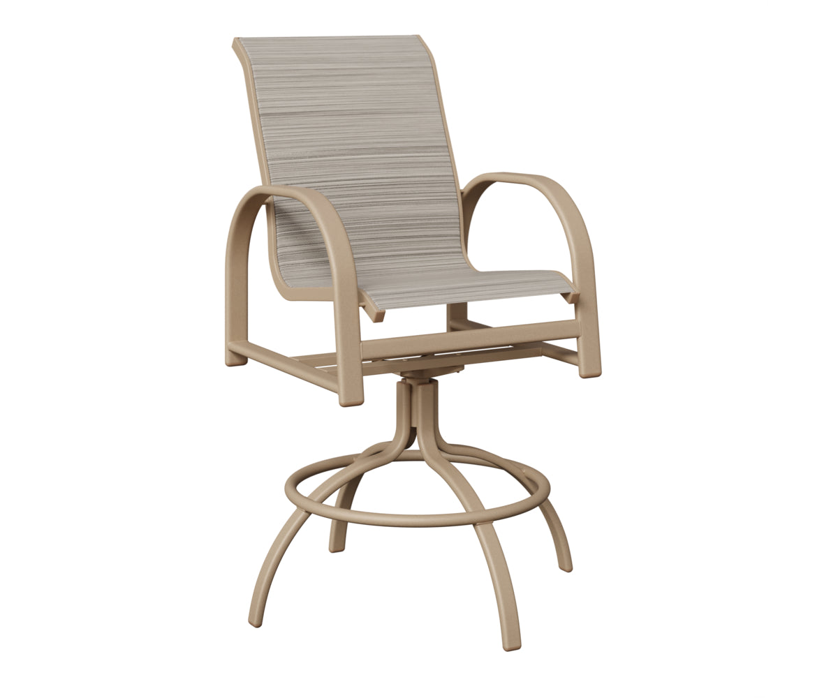 Murphy Sling Swivel Bar Chair