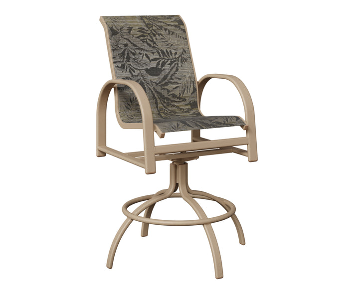 Murphy Sling Swivel Bar Chair