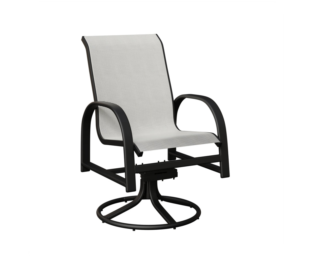 Murphy Sling Swivel Rocker Dining Chair
