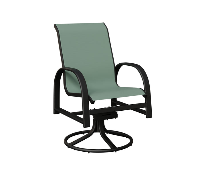 Murphy Sling Swivel Rocker Dining Chair