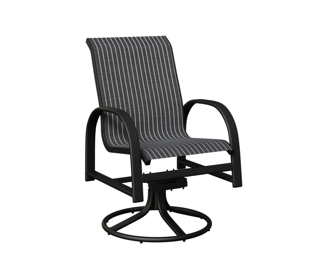 Murphy Sling Swivel Rocker Dining Chair