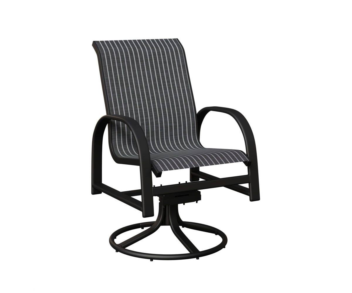 Murphy Sling Swivel Rocker Dining Chair