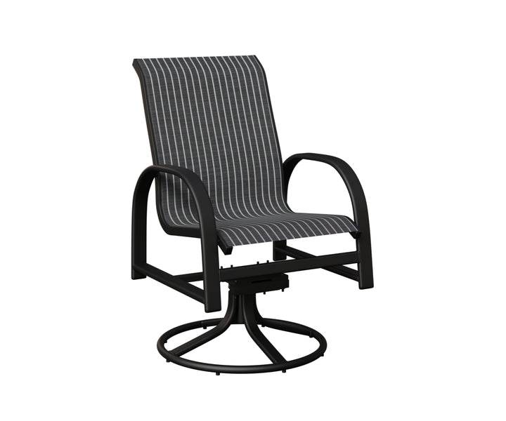 Murphy Sling Swivel Rocker Dining Chair