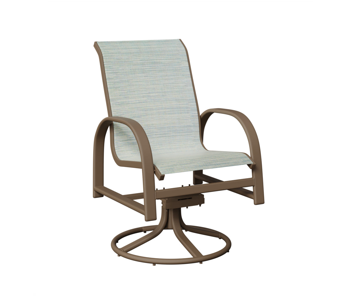 Murphy Sling Swivel Rocker Dining Chair
