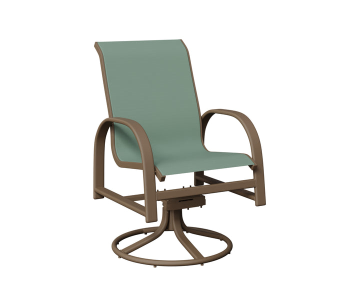 Murphy Sling Swivel Rocker Dining Chair