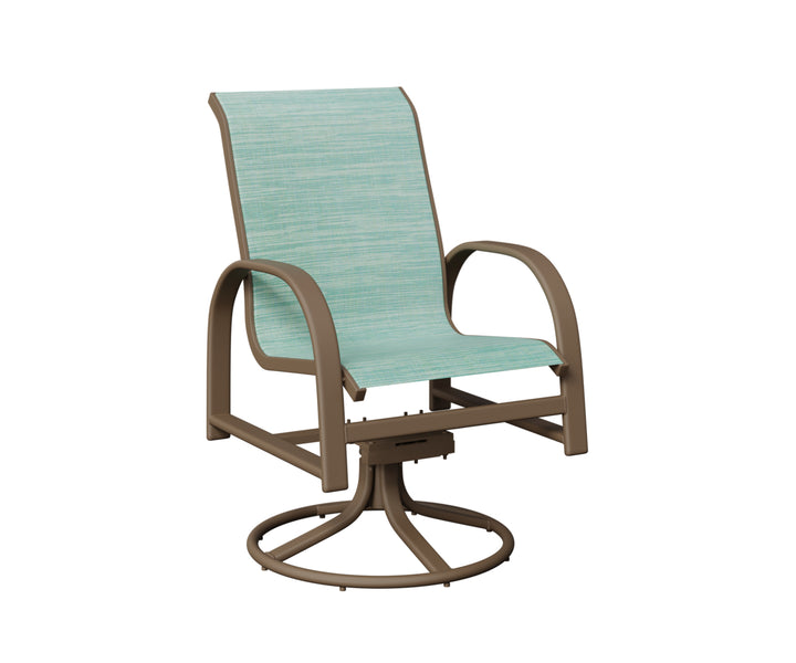 Murphy Sling Swivel Rocker Dining Chair