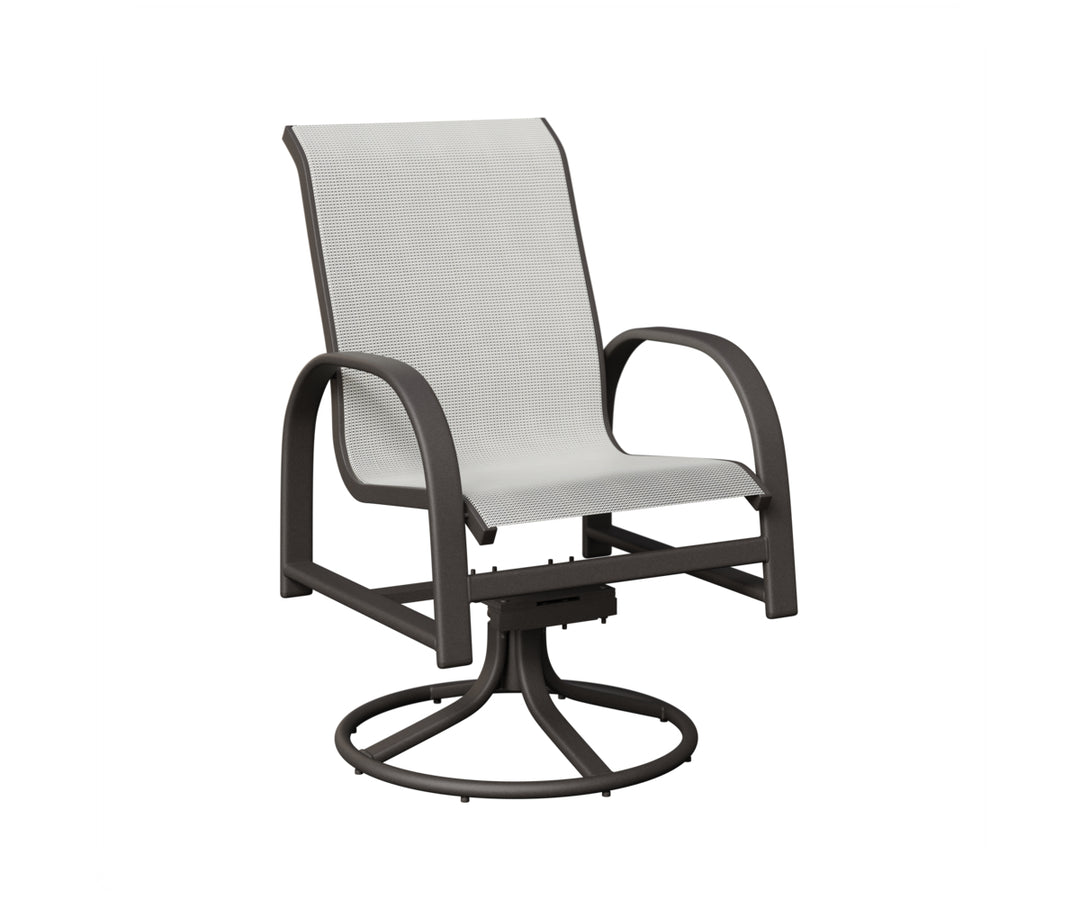 Murphy Sling Swivel Rocker Dining Chair