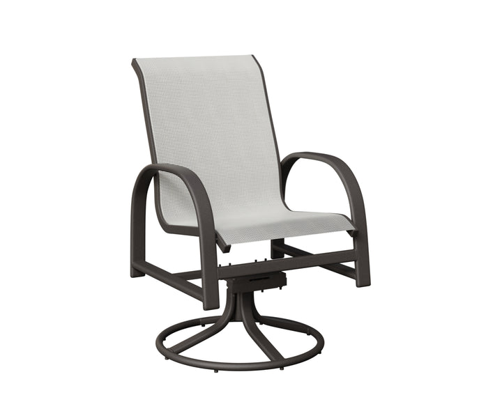 Murphy Sling Swivel Rocker Dining Chair