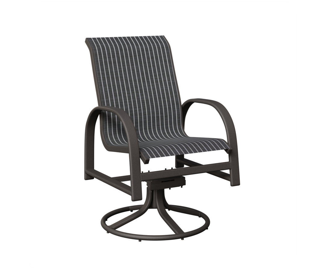 Murphy Sling Swivel Rocker Dining Chair