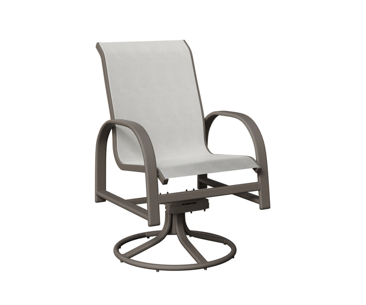 Murphy Sling Swivel Rocker Dining Chair