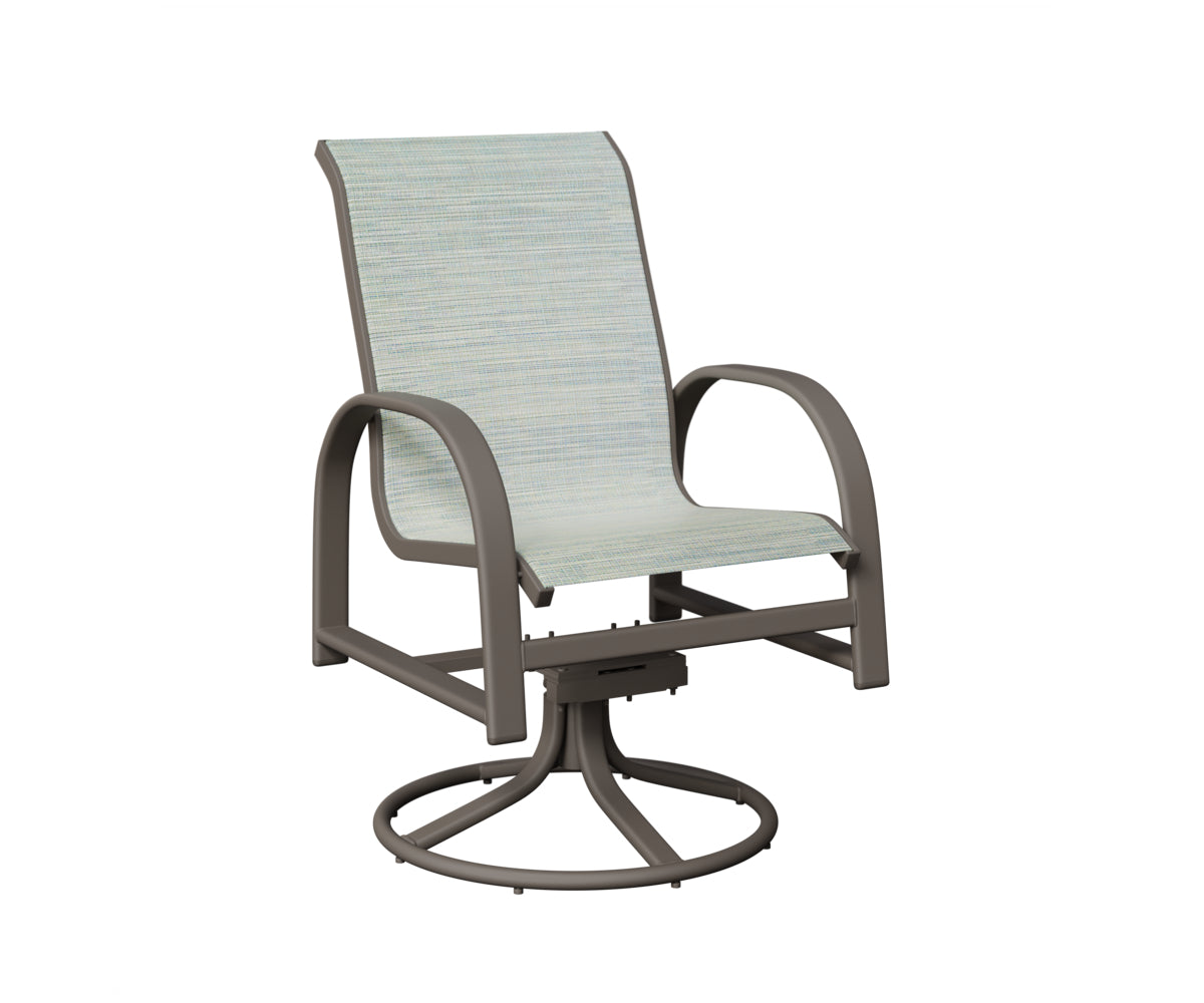 Murphy Sling Swivel Rocker Dining Chair