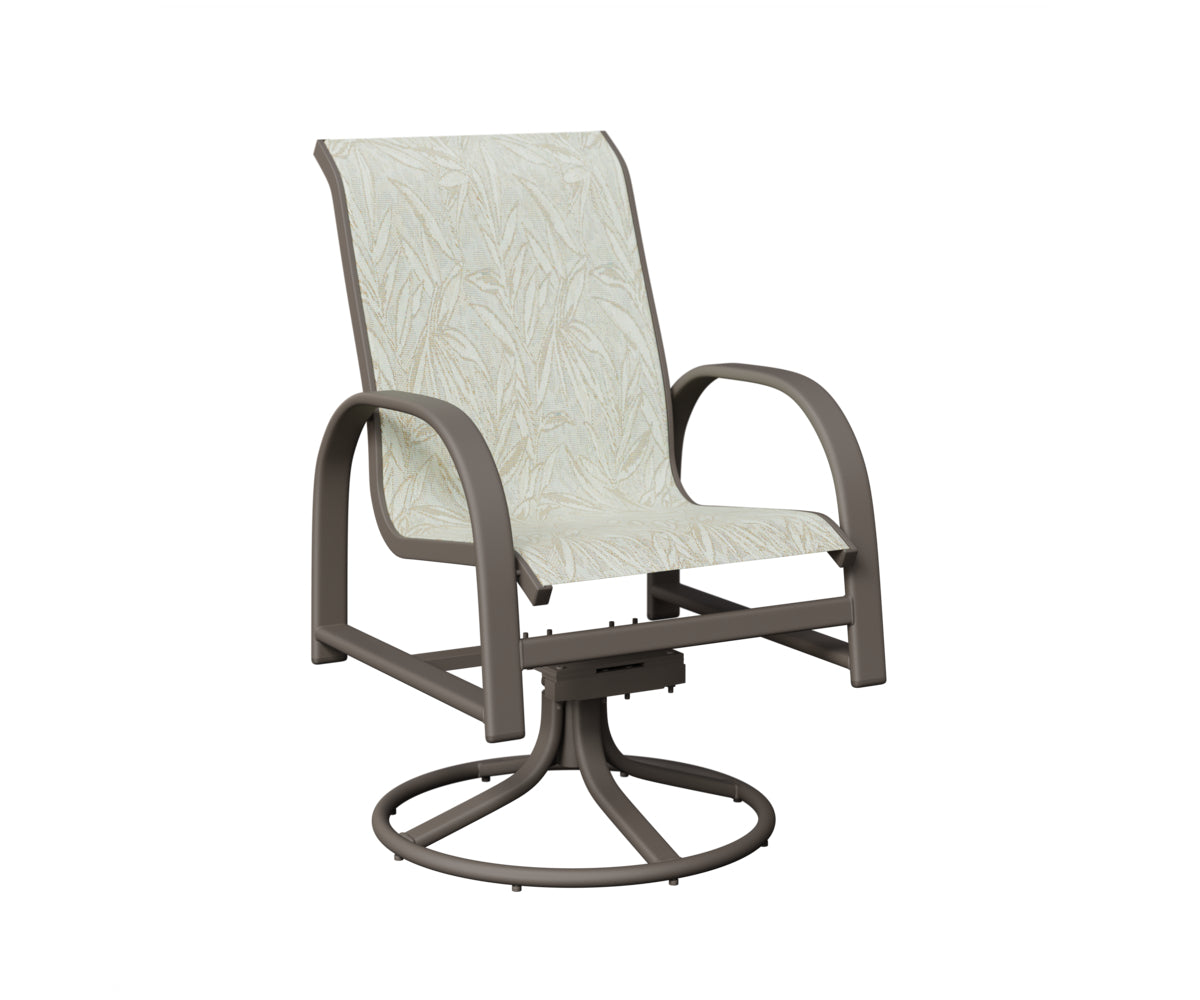Murphy Sling Swivel Rocker Dining Chair